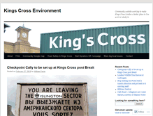 Tablet Screenshot of kingscrossenvironment.com